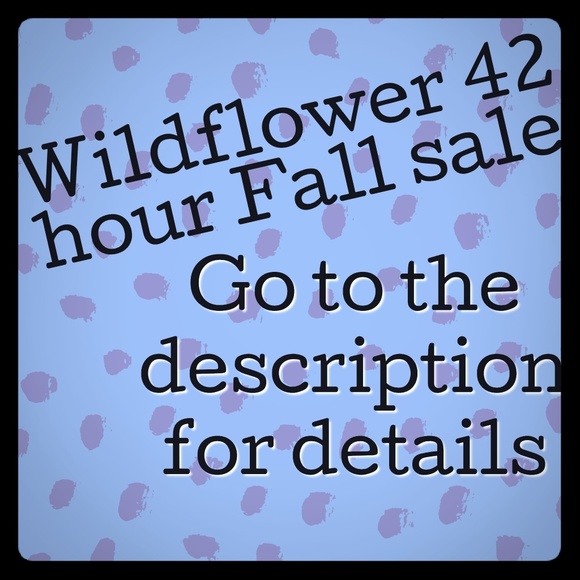 42 HOUR WILDFLOWER FALL SALE - Picture 1 of 1